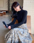 Huile Pattern Skirt