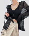 Arneta Sheer Blouse / Outer