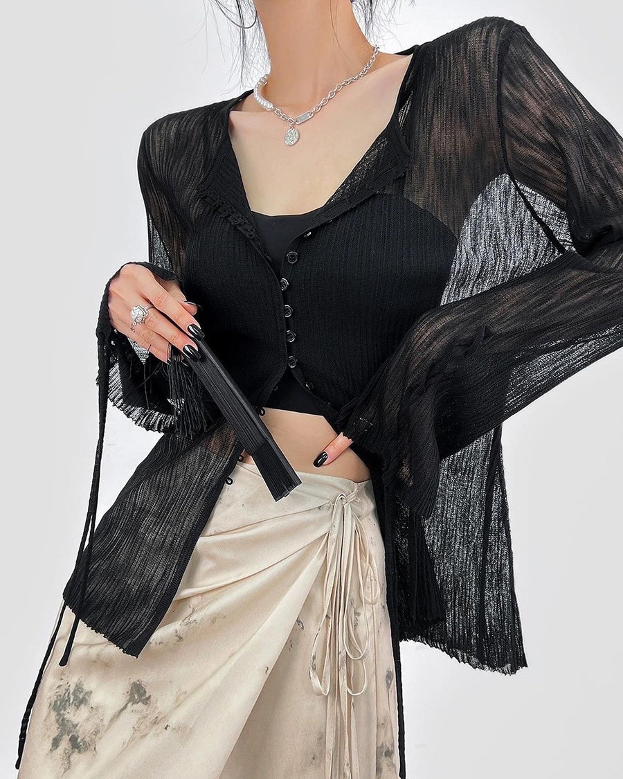 Arneta Sheer Blouse / Outer