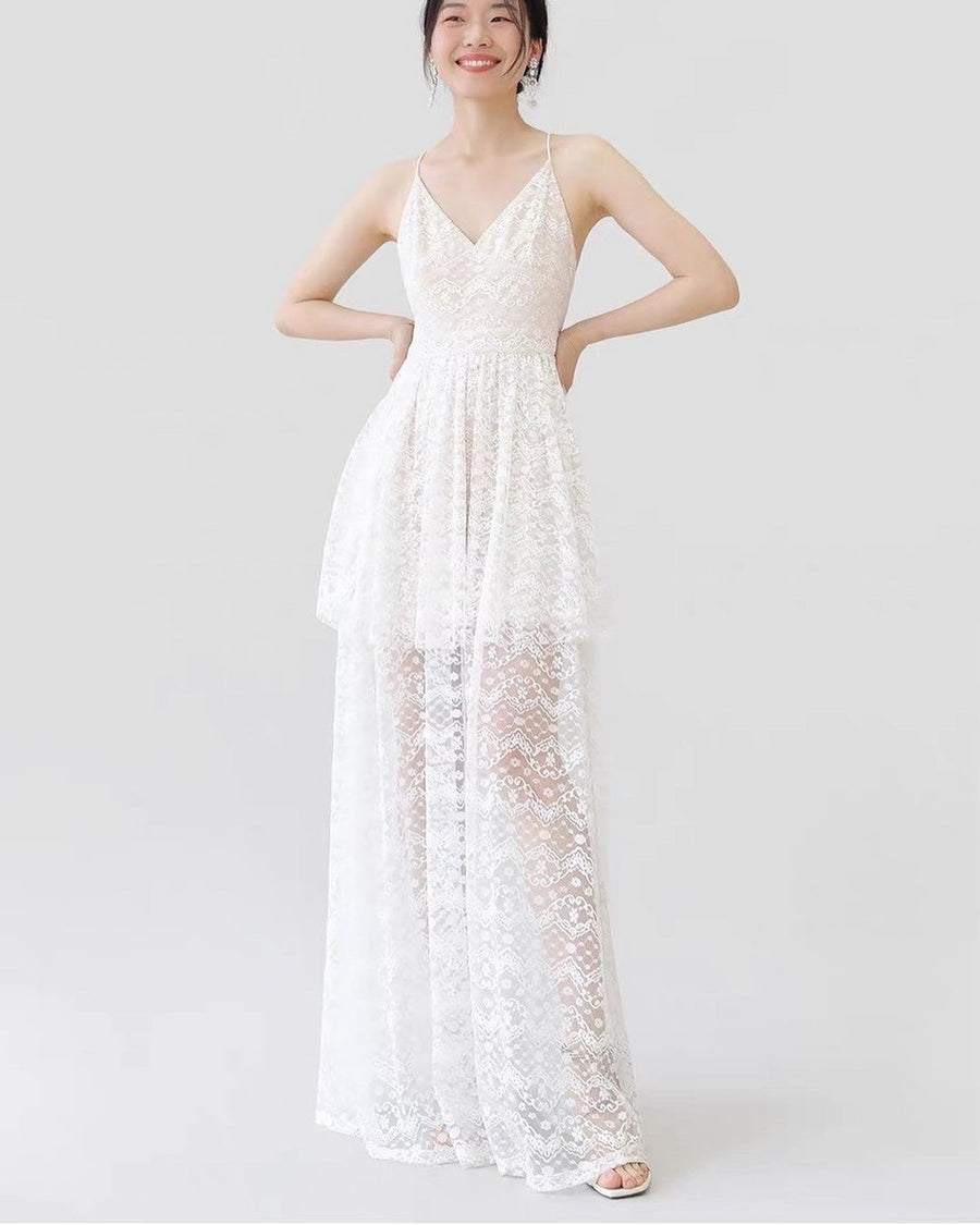 Nicolse Lace Maxi Dress