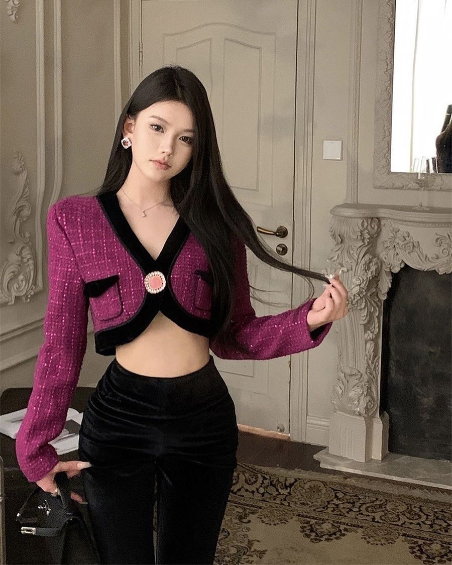 Tiva Crop Blazer / Top