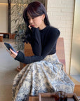 Huile Pattern Skirt