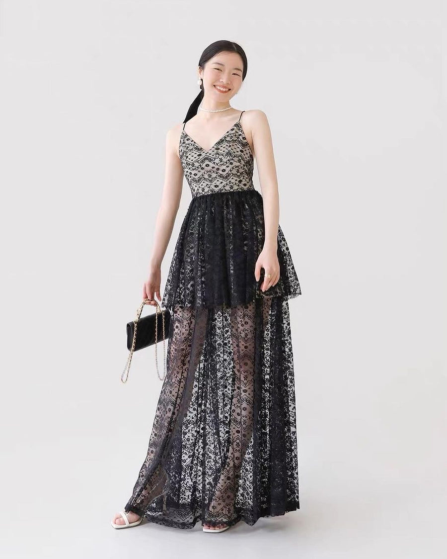 Nicolse Lace Maxi Dress