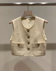 Jihyo Tweed Vest Top