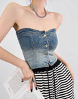 Gavia Denim Tube Top