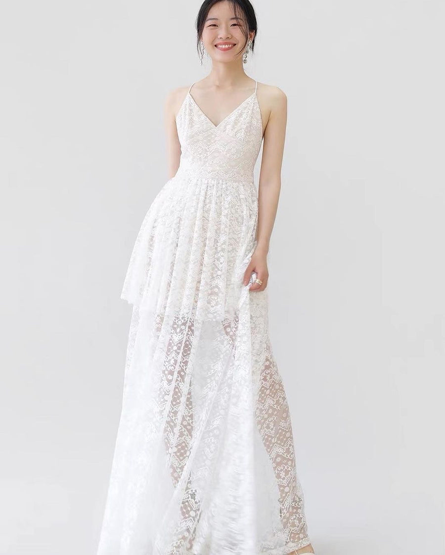 Nicolse Lace Maxi Dress