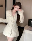 Lucrezia Tweed Blazer Dress