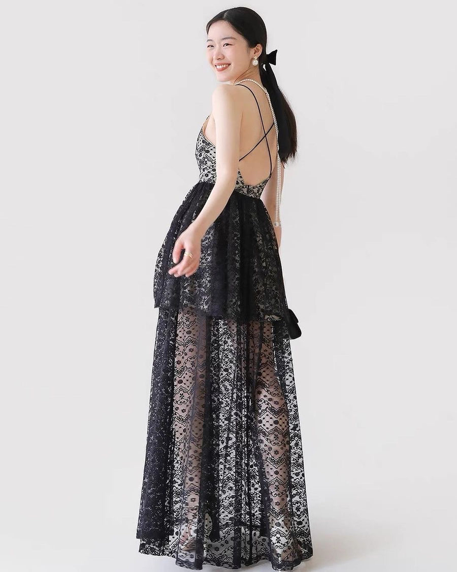 Nicolse Lace Maxi Dress