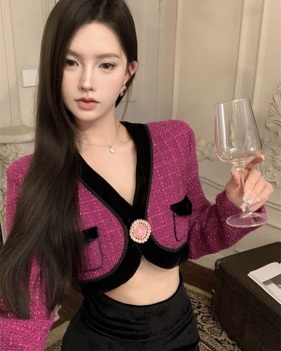 Tiva Crop Blazer / Top