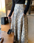 Huile Pattern Skirt