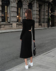 Kirie Cut-Out Slit Dress