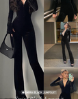 Smira Black Jumpsuit