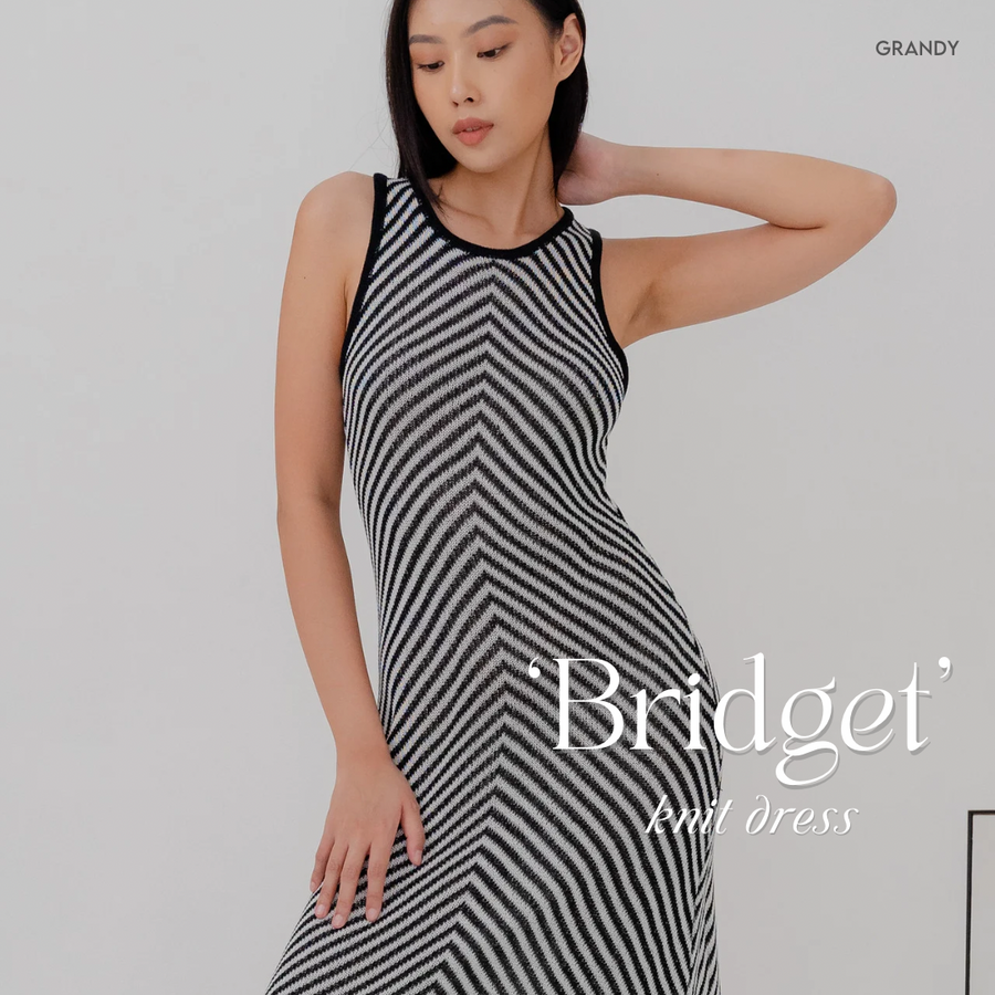 Bridget Mesh Knit Dress