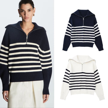 Kyvie Half Zip Jumper Sweater