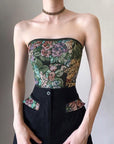 Vanha Floral Corset Top