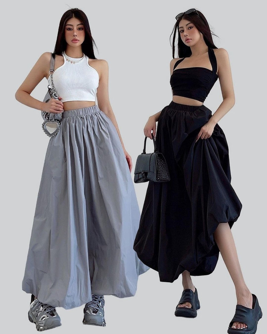 Kiri Long Puff Skirt