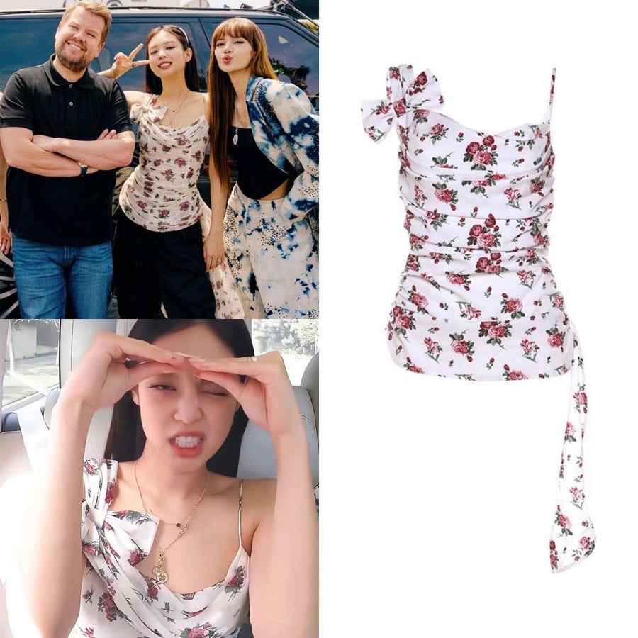 Jennie Late Show Floral Tank Top