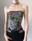 Vanha Floral Corset Top