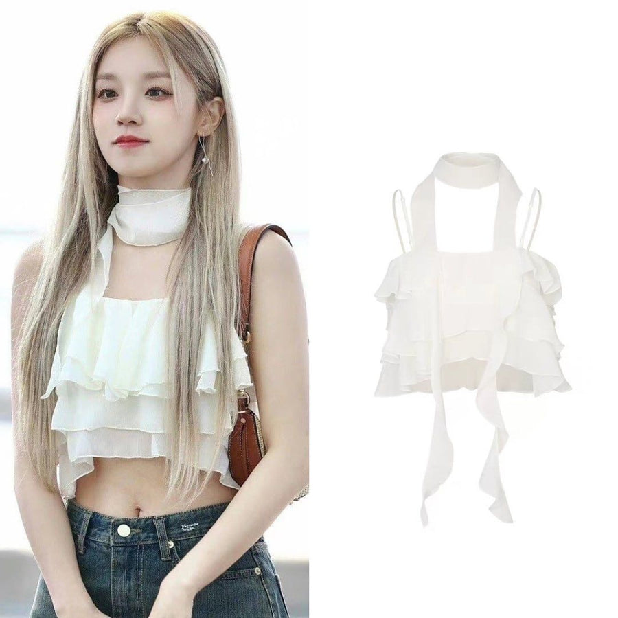 Yuqi Ruffle Top