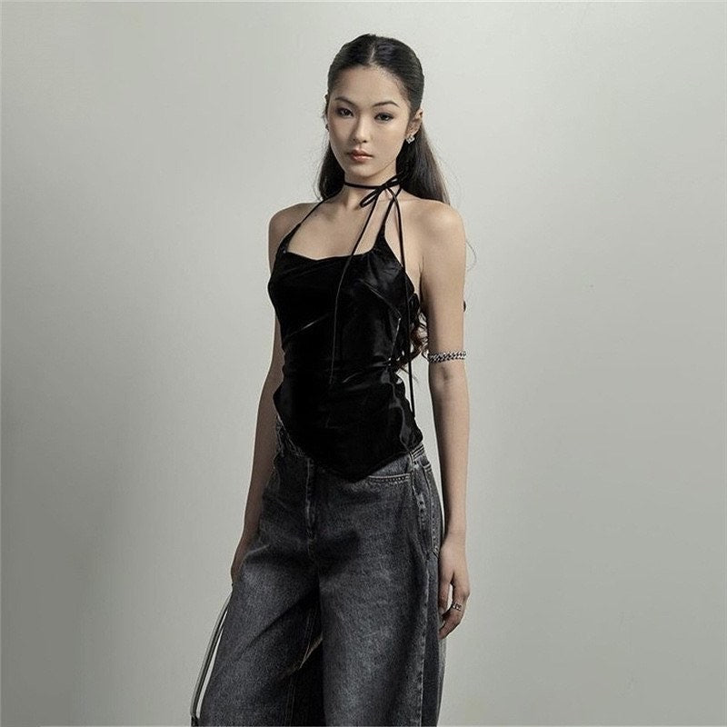 Yusva Leather Tank Top