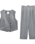 Saqia Grey Set