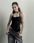 Yusva Leather Tank Top