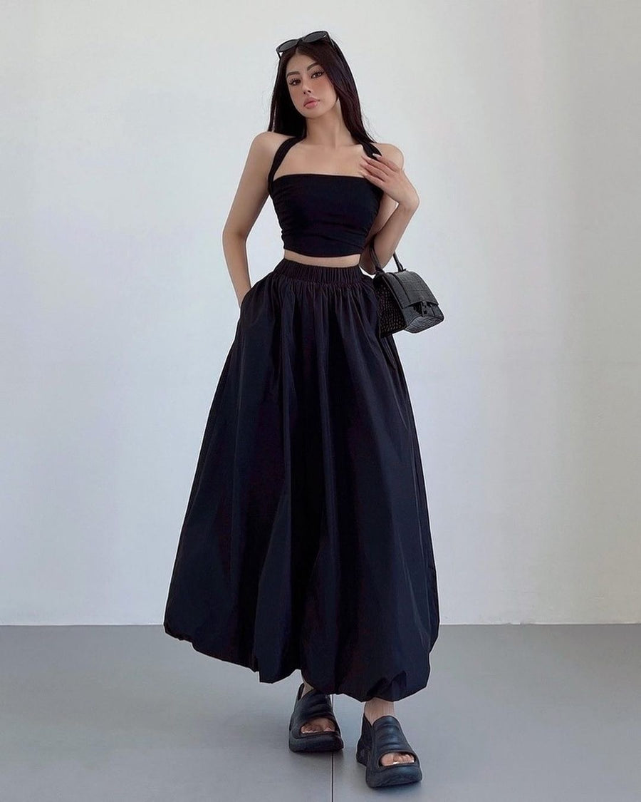 Kiri Long Puff Skirt