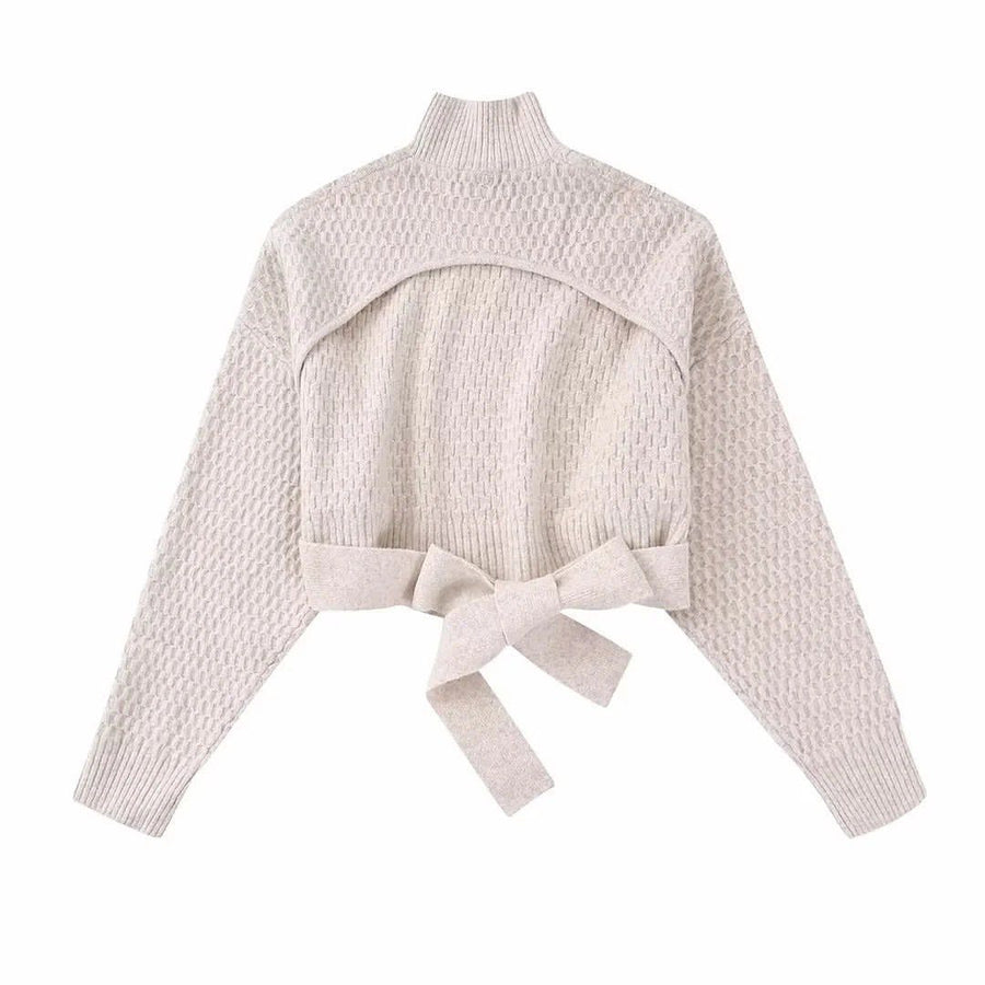 Merino Backless Sweater