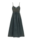 Moette Denim Long Dress