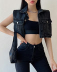 Corey Denim Vest Jacket