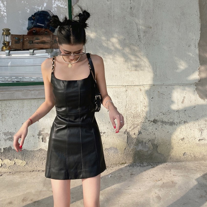 Yiva Leather Dress