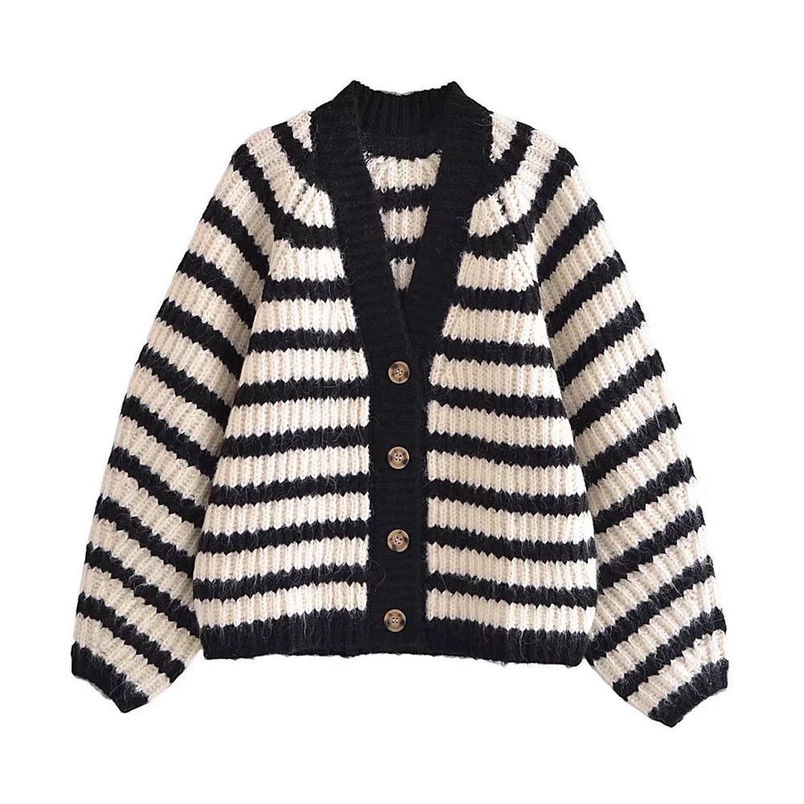 Zulia Stripe Cardigan