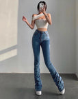 Retro Ruched Jeans