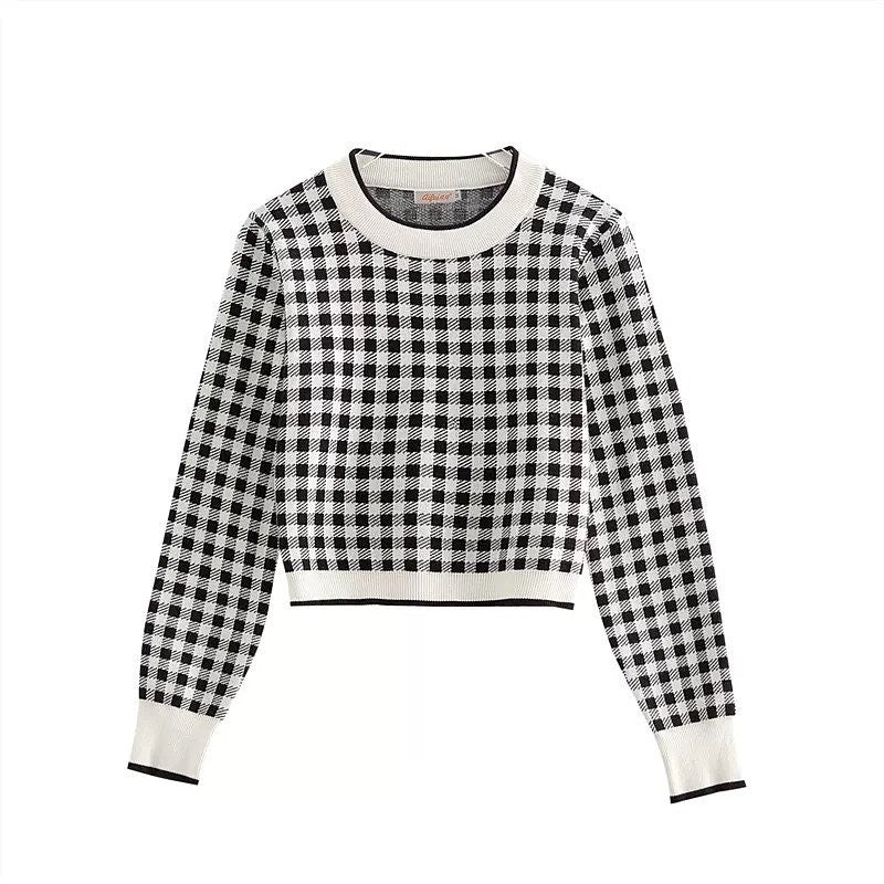Won-young Checkered Top