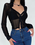 Kendall Sheer Mesh Shirt