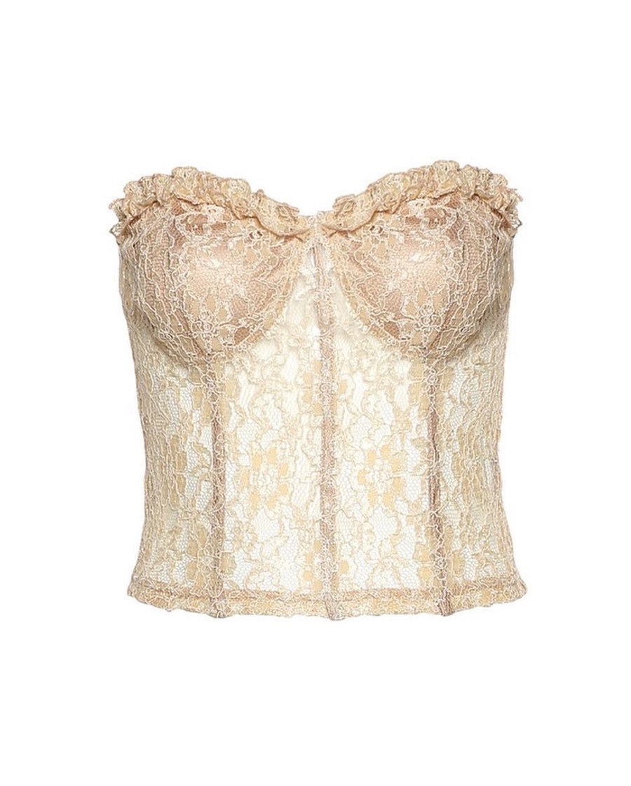Lacey Bustier Tank Top