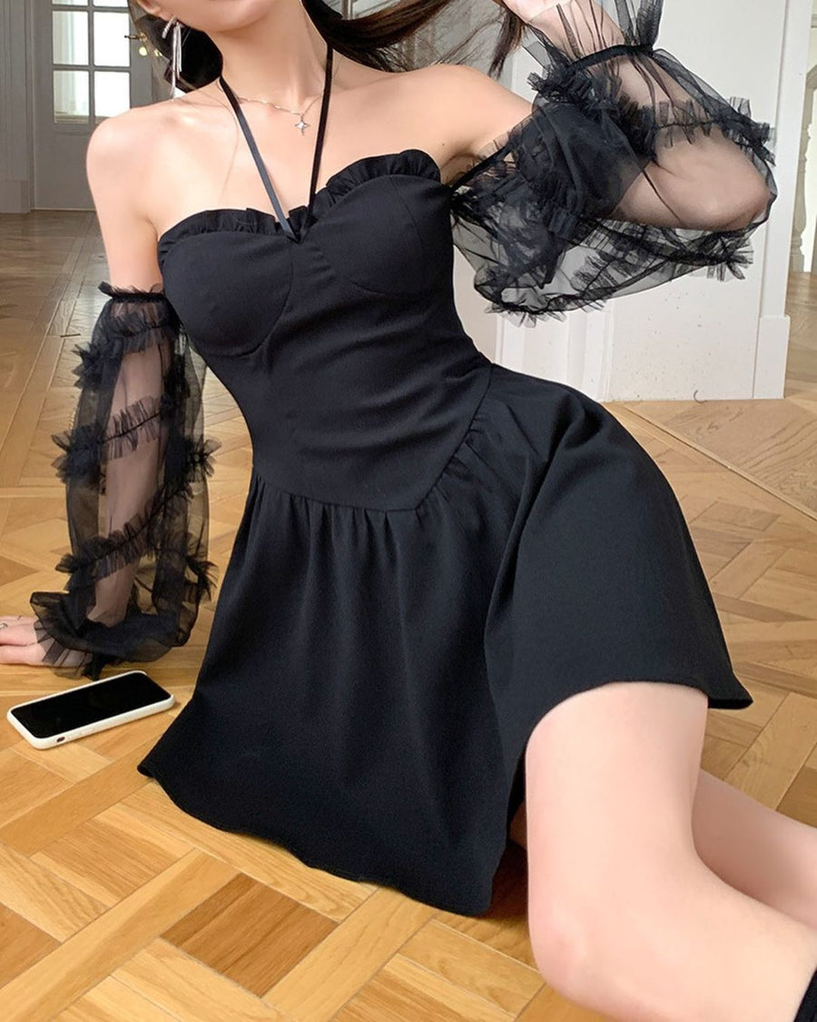 Odyssia Black Dress