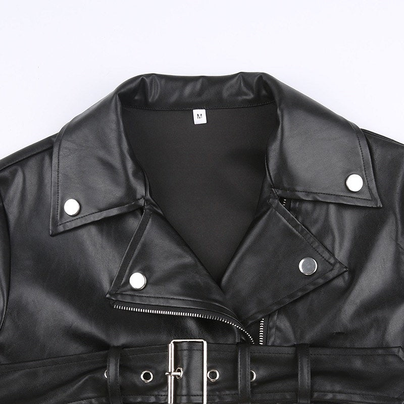 Winona Leather Crop Jacket