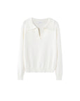 Wenly White Sweater