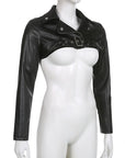 Winona Leather Crop Jacket