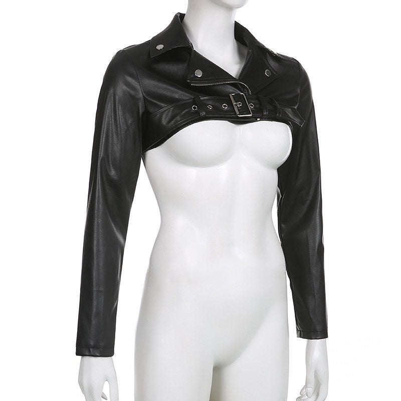 Winona Leather Crop Jacket