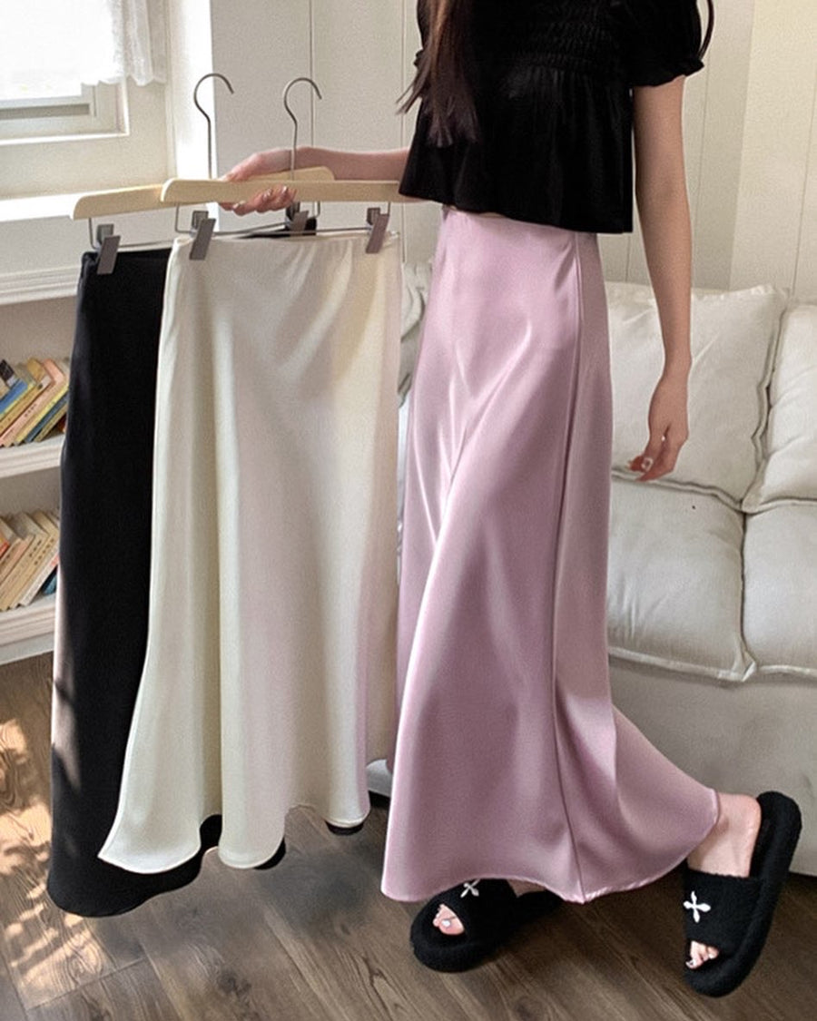 Arabella Silk Skirt