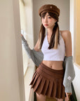 Aurella Brown Skort