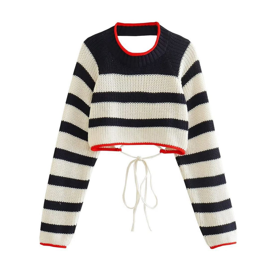 Verene Stripe Knit Top