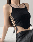 Maisyn Lace Up Tank Top