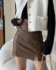 Kesley Leather Skirt