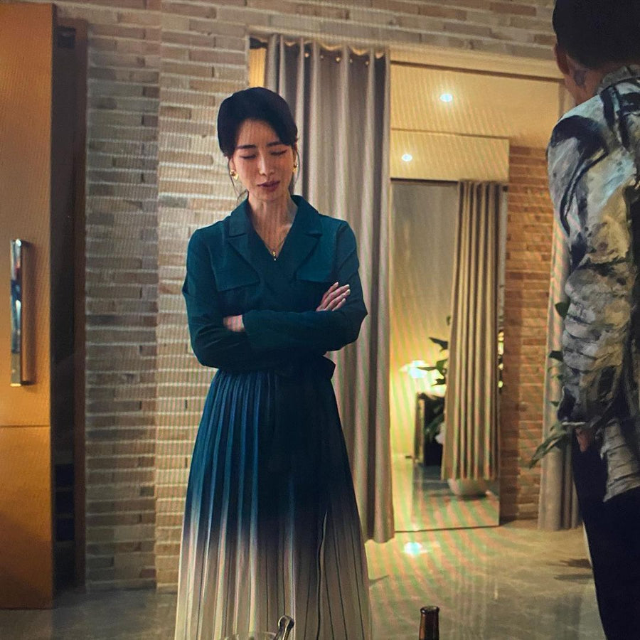 Yeon-jin Pleated Dress