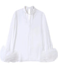 Lucilla Feather Blouse