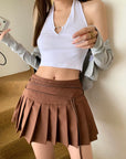 Aurella Brown Skort