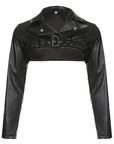 Winona Leather Crop Jacket